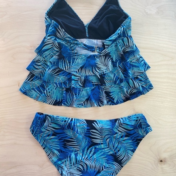 Time and Tru Two Piece Swim Suit size large (10-12) (EP) - Picture 7 of 11